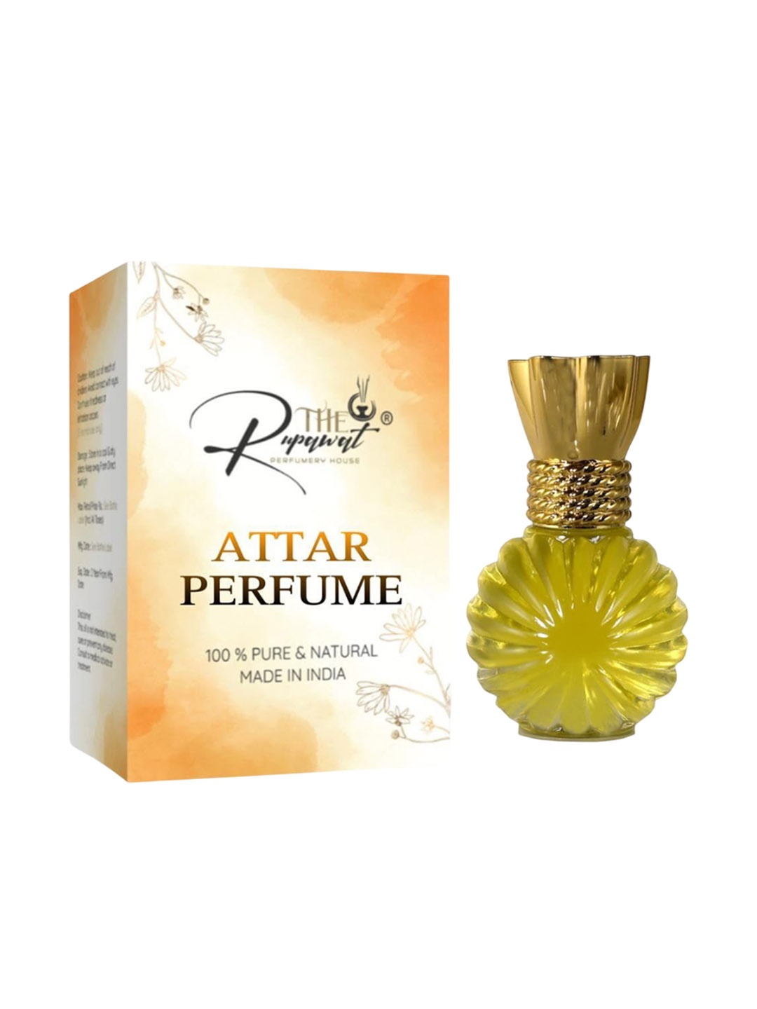 

THE RUPAWAT Perfumery House Dg Black Premium 100% Natural Alcohol Free Attar - 12 ml, Transparent