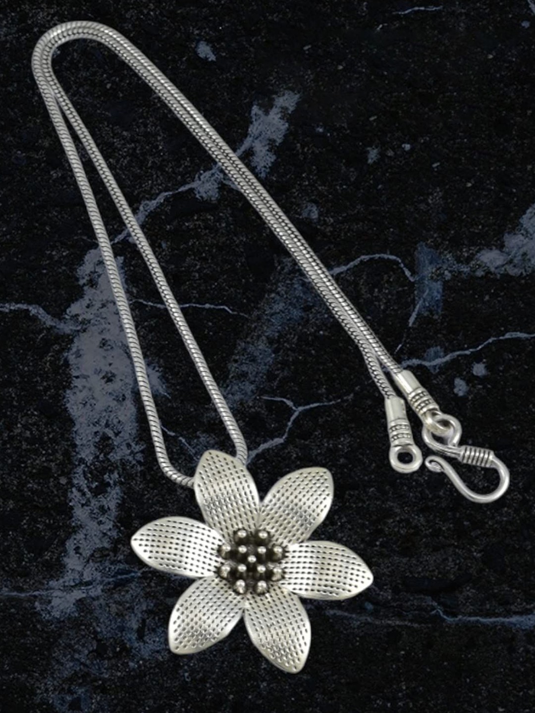 

HIGH TRENDZ Silver-Plated Handcrafted Necklace