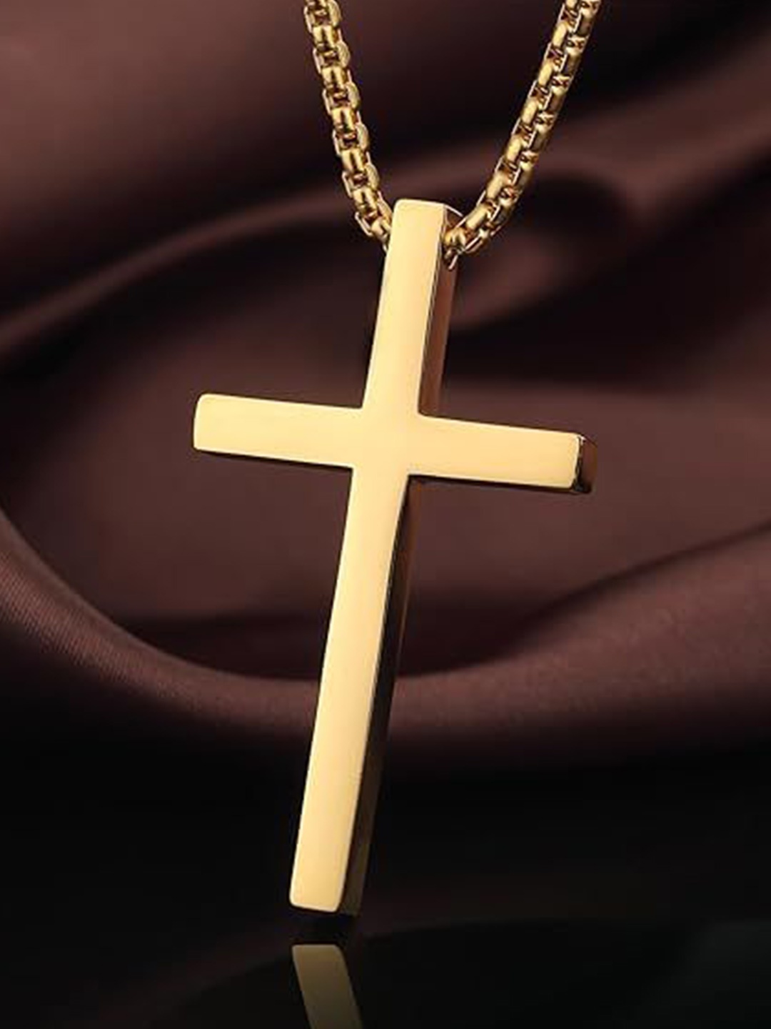 

VIEN Gold-Plated Geometric Pendants with Chains