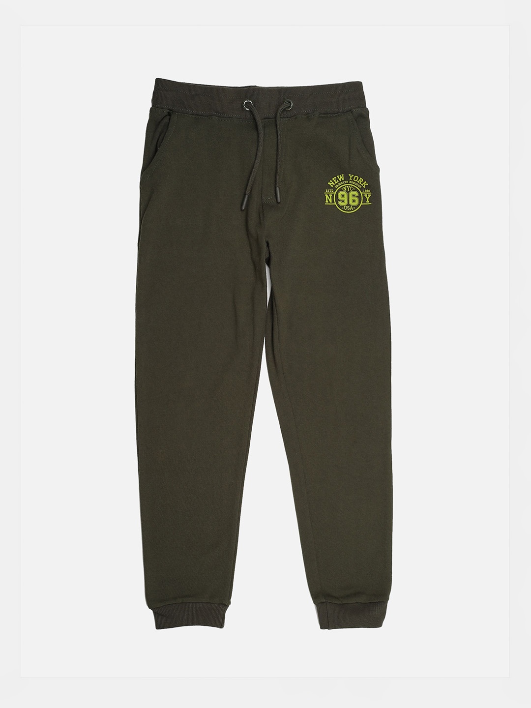 

Billion Boys Mid Rise Regular Fit Joggers, Olive