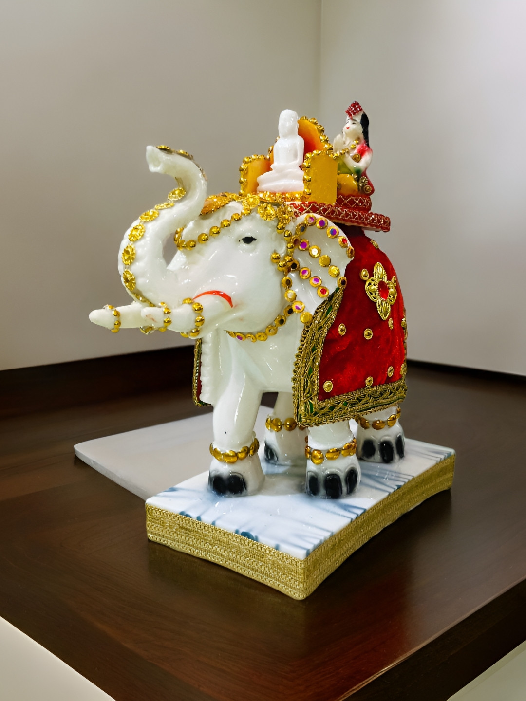 

Vrinban International White Religious Figurine Showpiece