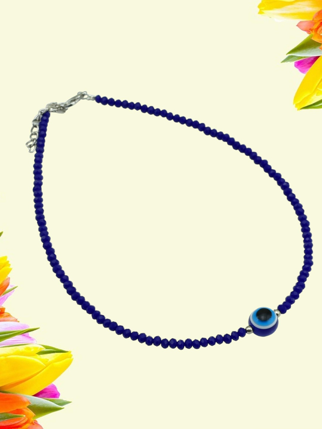 

HIGH TRENDZ Brass Necklace, Blue