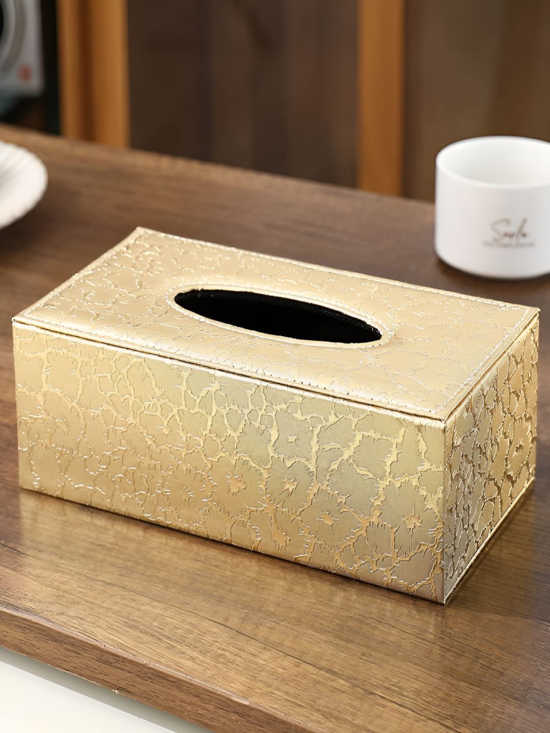 

HOKIPO Gold-Toned Plastic Tissue Holders