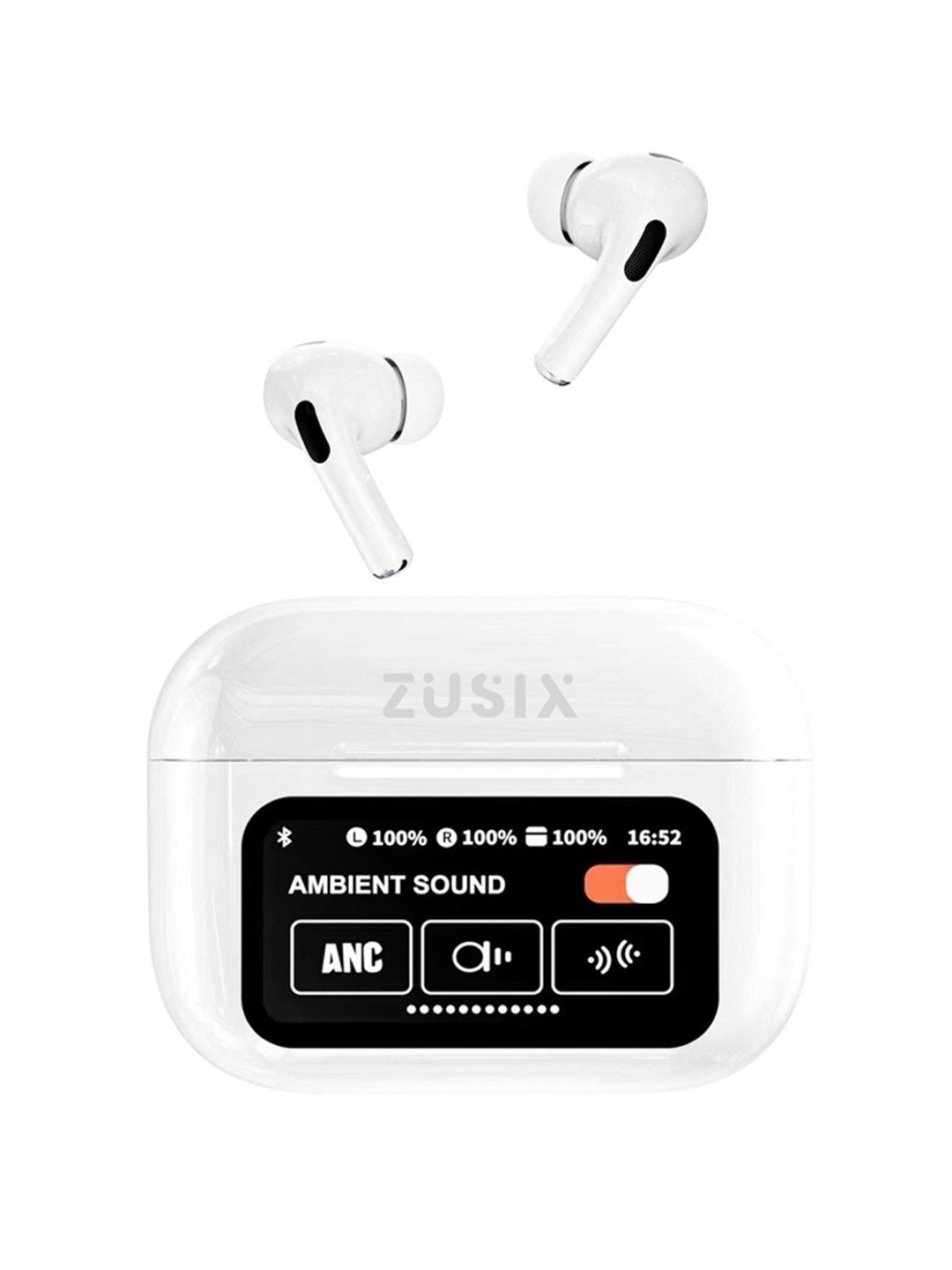 

zusix Touch Display 30H Playtime Headphones, White