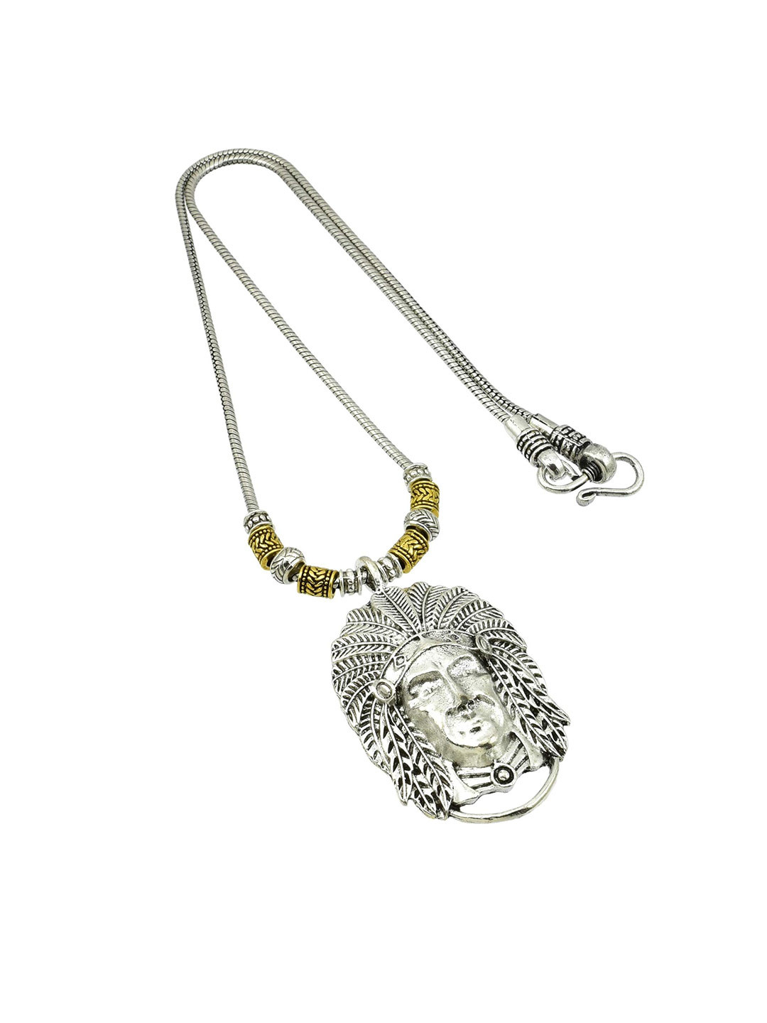 

HIGH TRENDZ Handcrafted Necklace, Silver