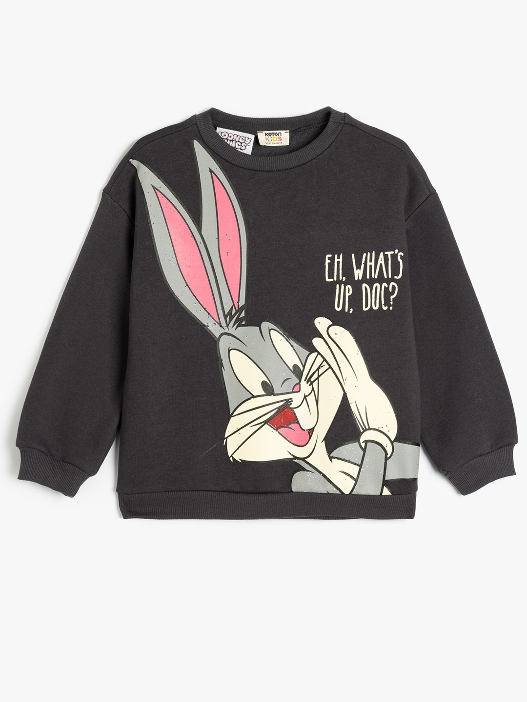 

Koton Girls Printed Sweatshirt, Grey