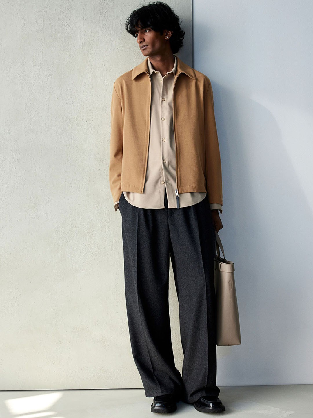 

H&M Regular Fit Jacket, Beige