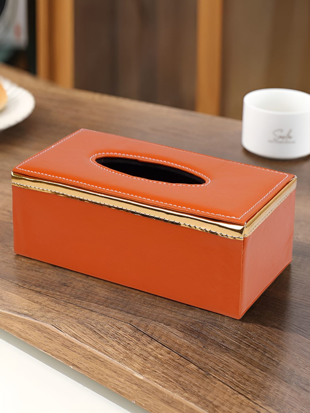 

HOKIPO Orange Plastic Tissue Holders