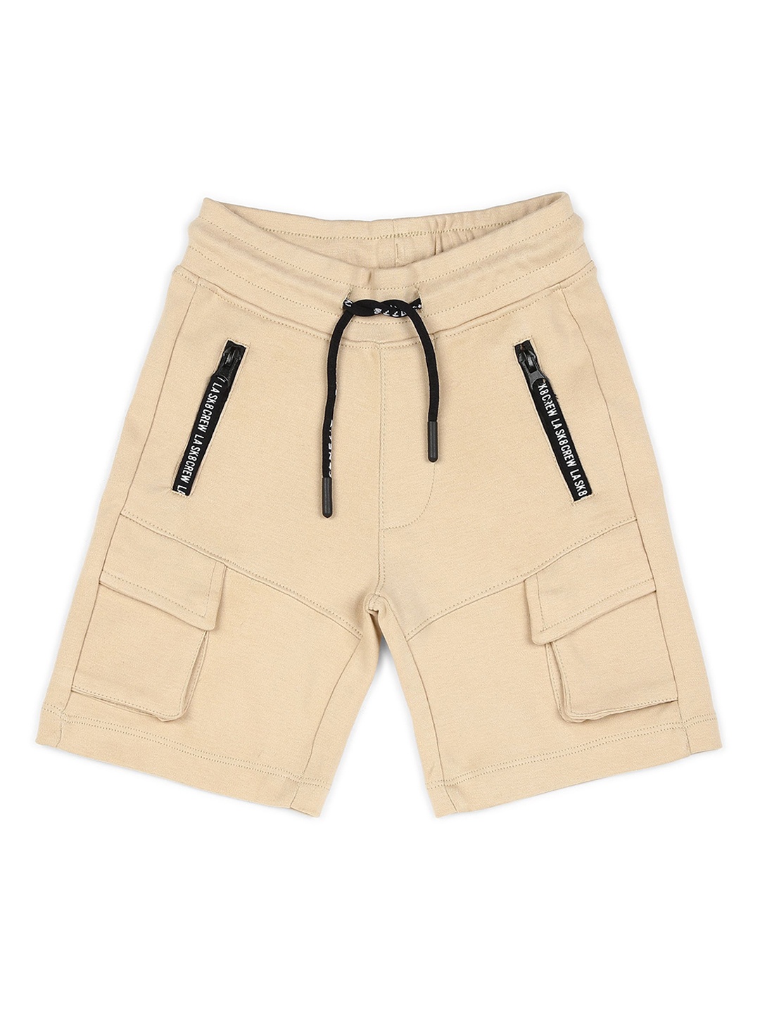 

Billion Boys Mid-Rise Regular Fit Shorts, Beige
