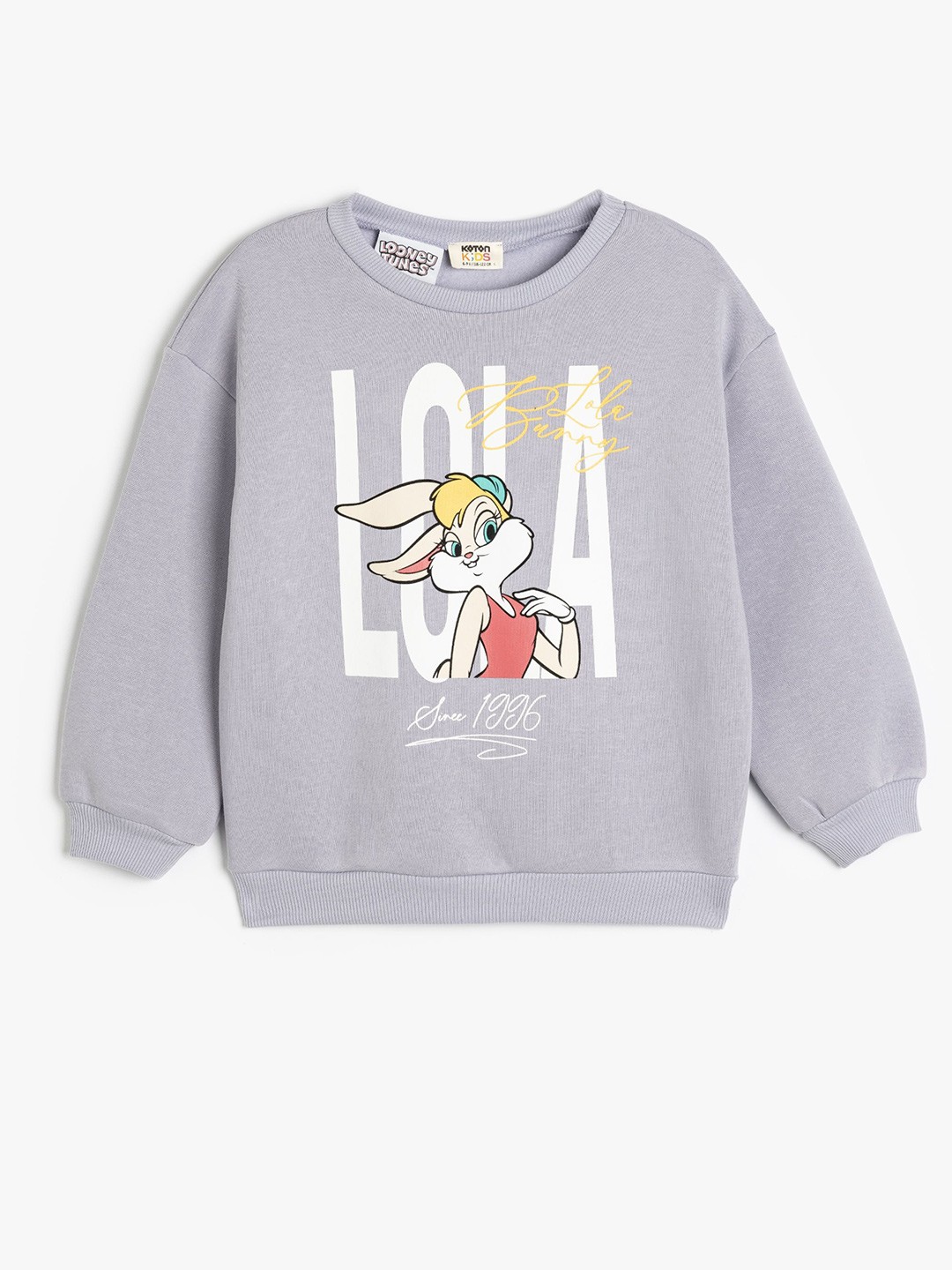 

Koton Girls Printed Sweatshirt, Purple