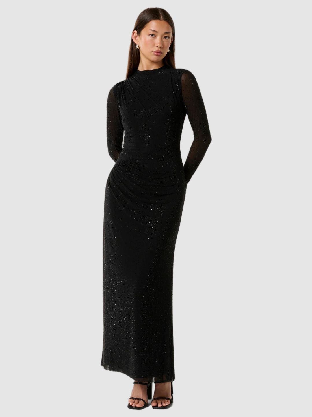 

Forever New Embellished Bodycon Maxi Dress, Black