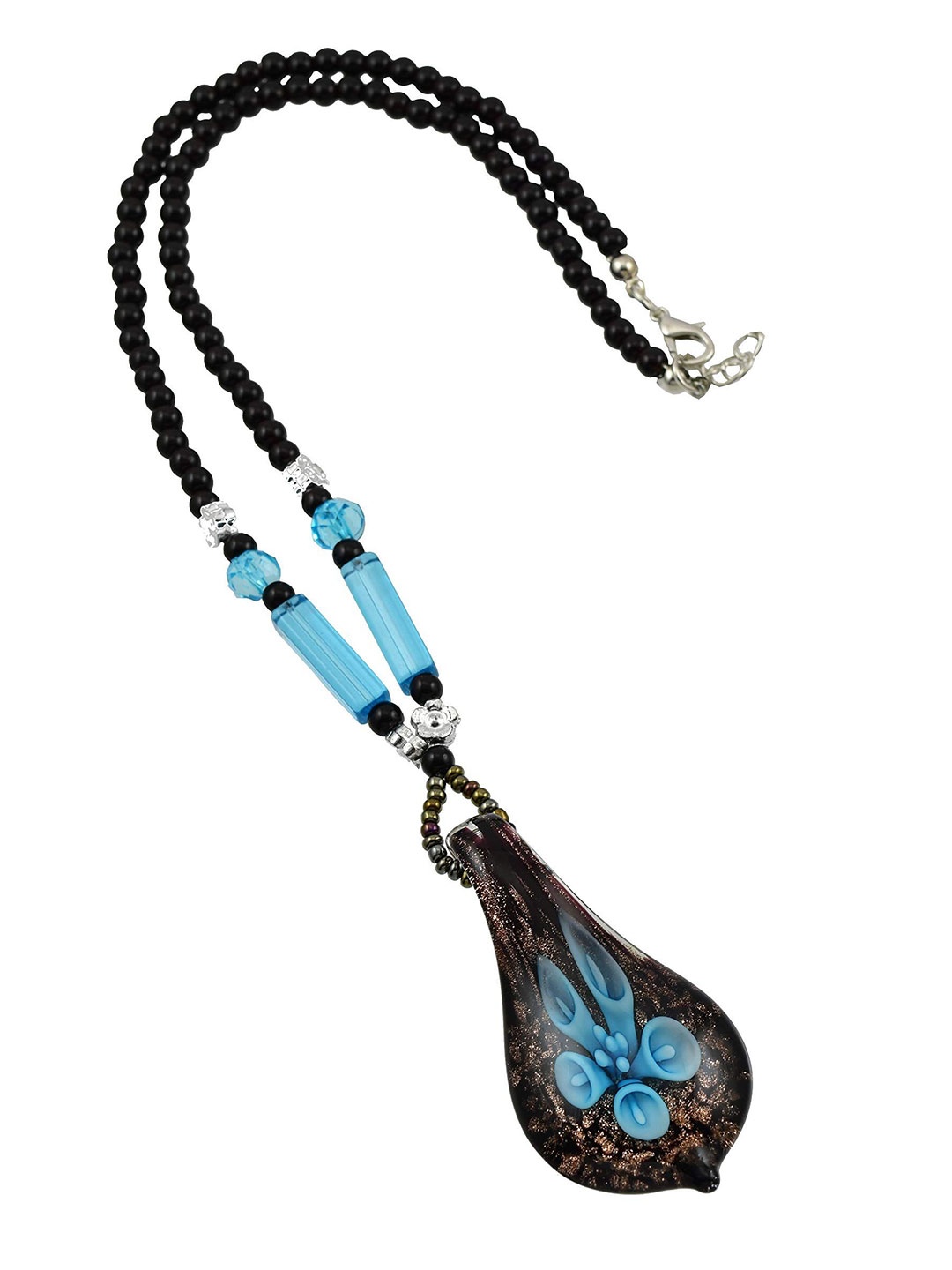 

HIGH TRENDZ Handcrafted Necklace, Black