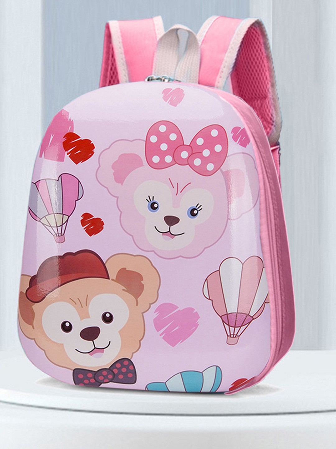 

Babymoon Kids - Unisex Graphic Printed Backpack, Pink