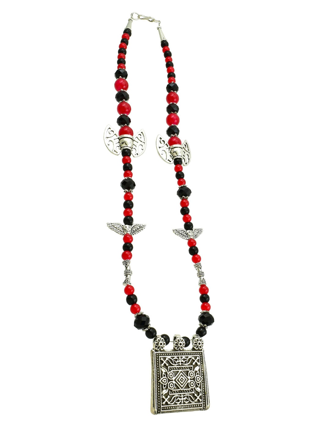 

HIGH TRENDZ Handcrafted Necklace, Silver