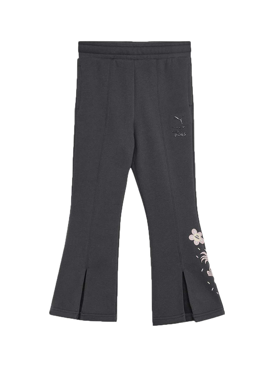 

Puma x Trolls Girls Printed Flared Track Pants, Grey