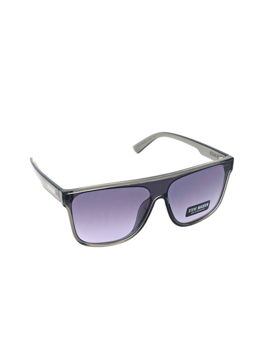 

Steve Madden Women Square Sunglasses with UV Protected Lens, Grey