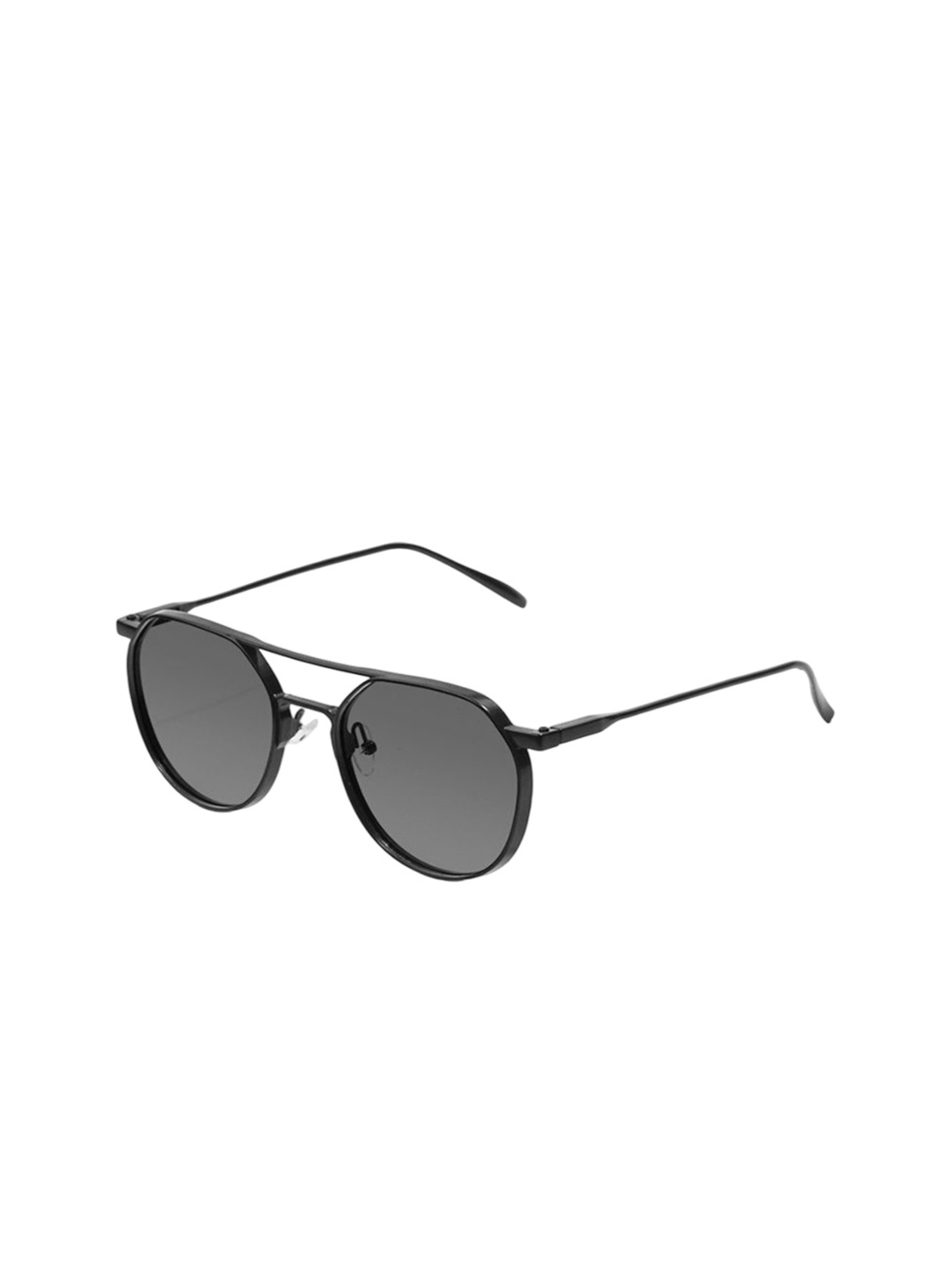 

SAM & MARSHALL Unisex Aviator Sunglasses with UV Protected Lens, Black