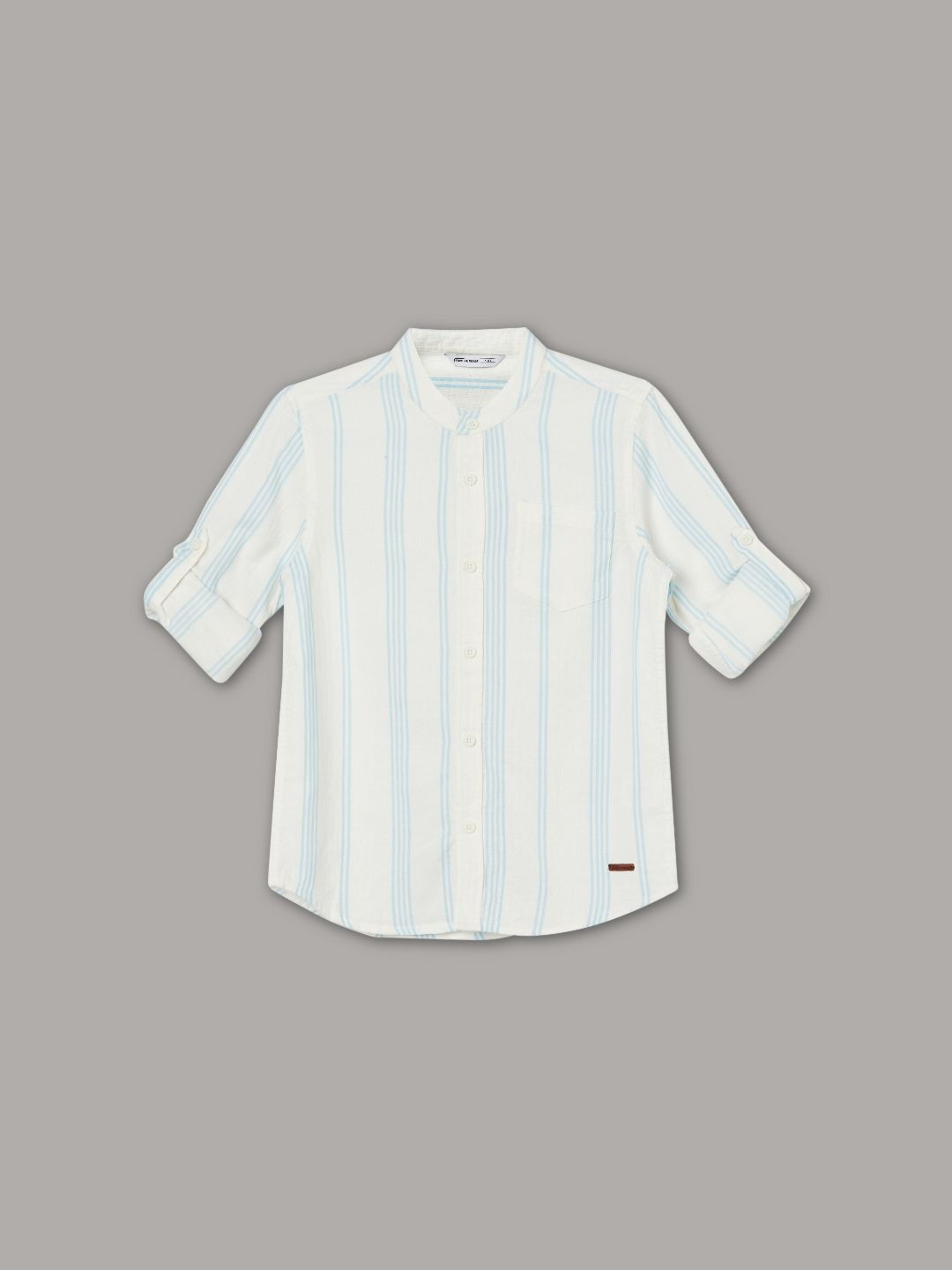 

Fame Forever by Lifestyle Boys Striped Casual Shirt, Blue