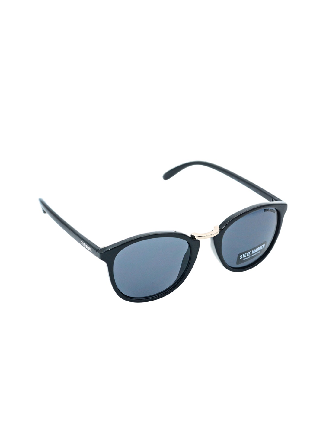 

Steve Madden Men Round Sunglasses with UV Protected Lens X17138, Blue