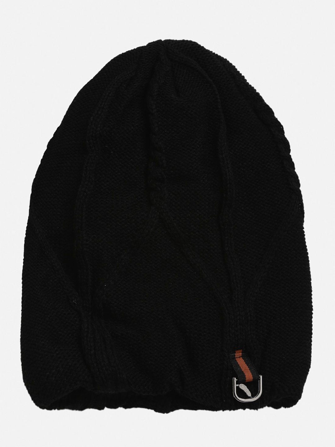 

LOOM LEGACY Men Printed Beanie, Black
