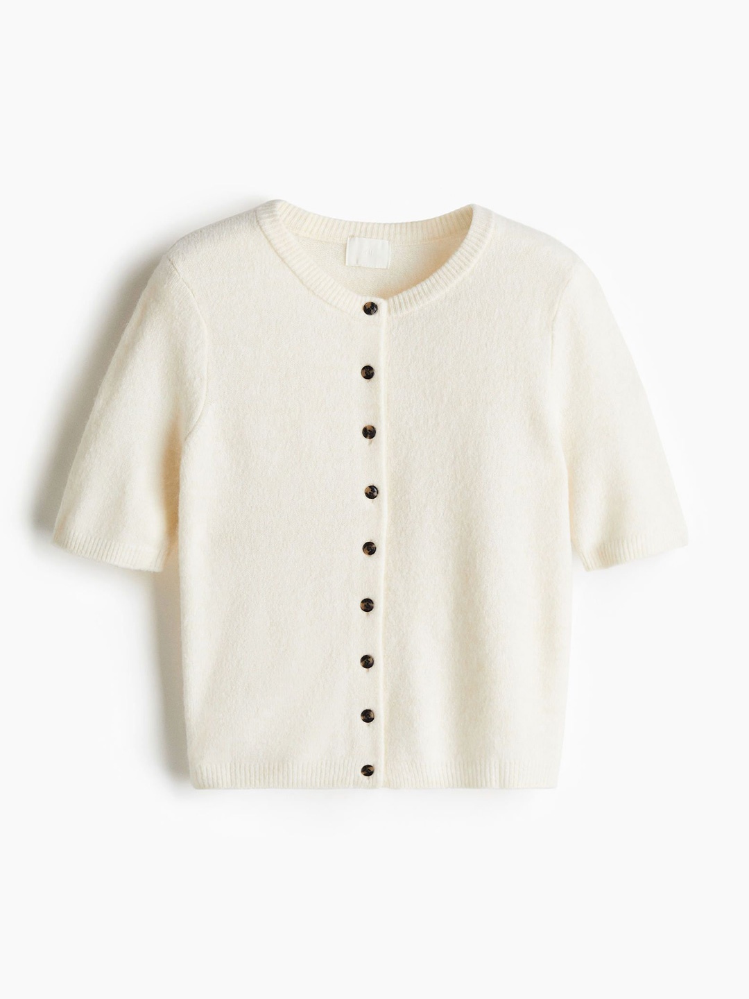 

H&M Knitted Cardigan, White