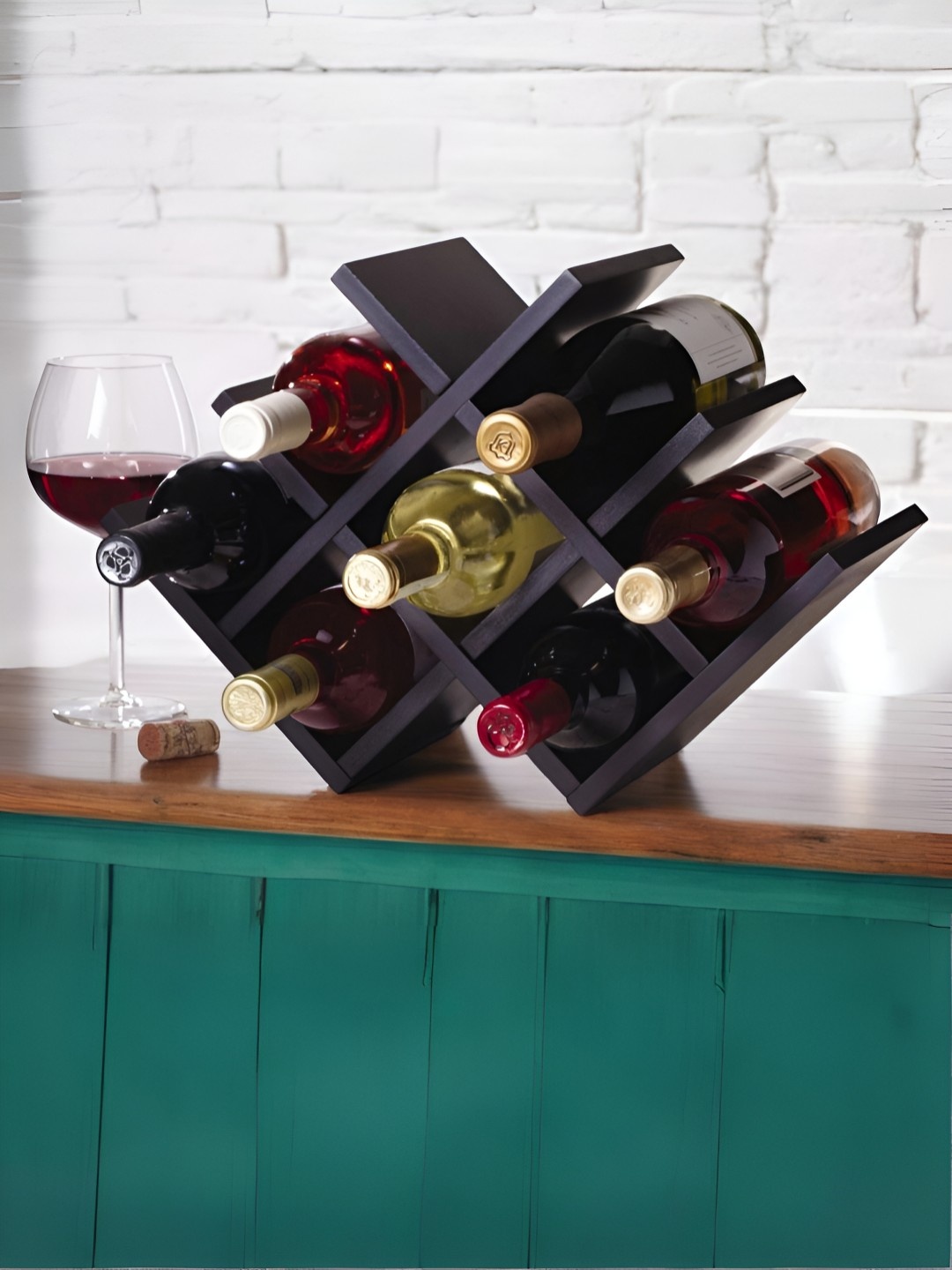 

Ikiriya Unisex Black Wine Racks