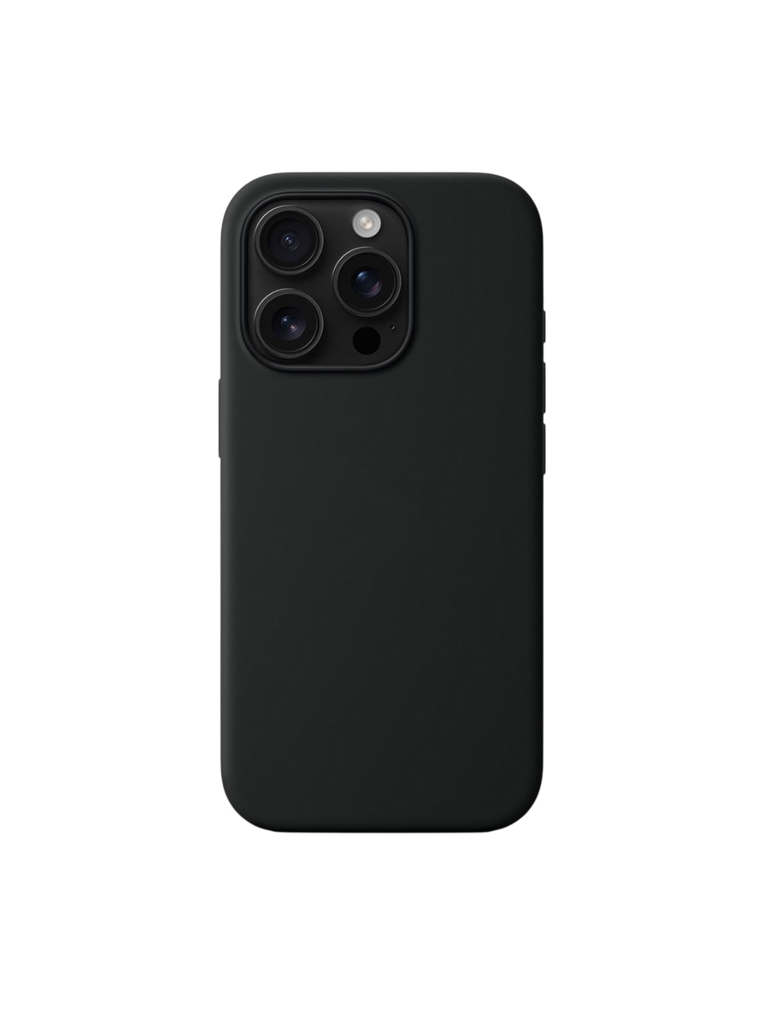 

TREEMODA Solid Printed iPhone 16 Pro Max Back Case Mobile Accessories, Black