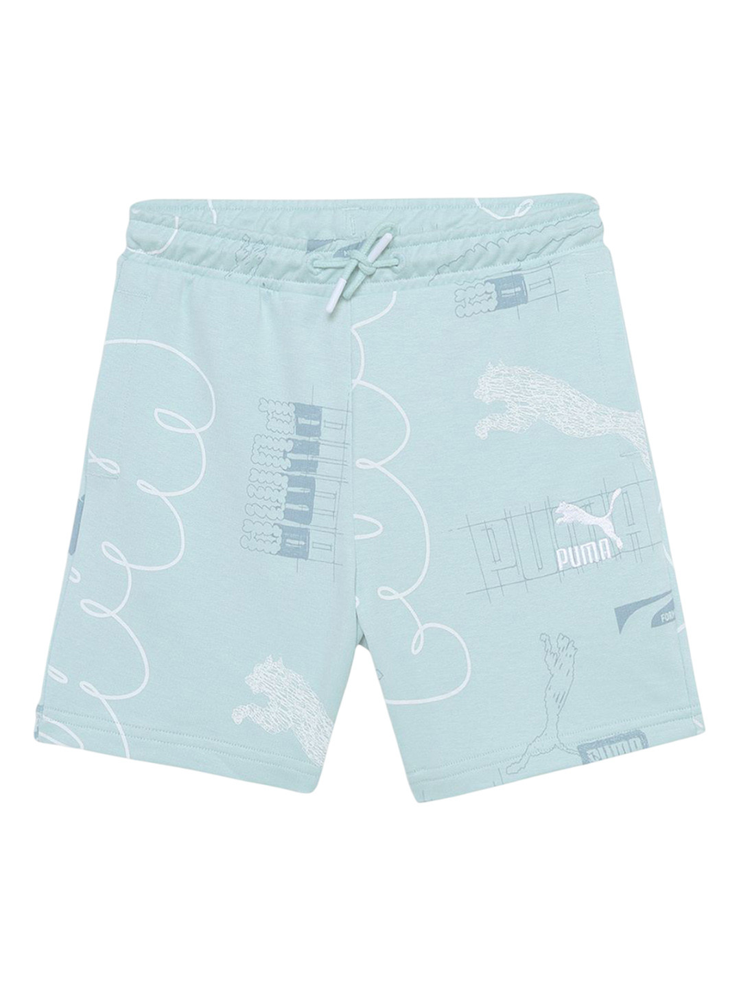 

Puma Classics Brand Boys Youth Shorts, Blue