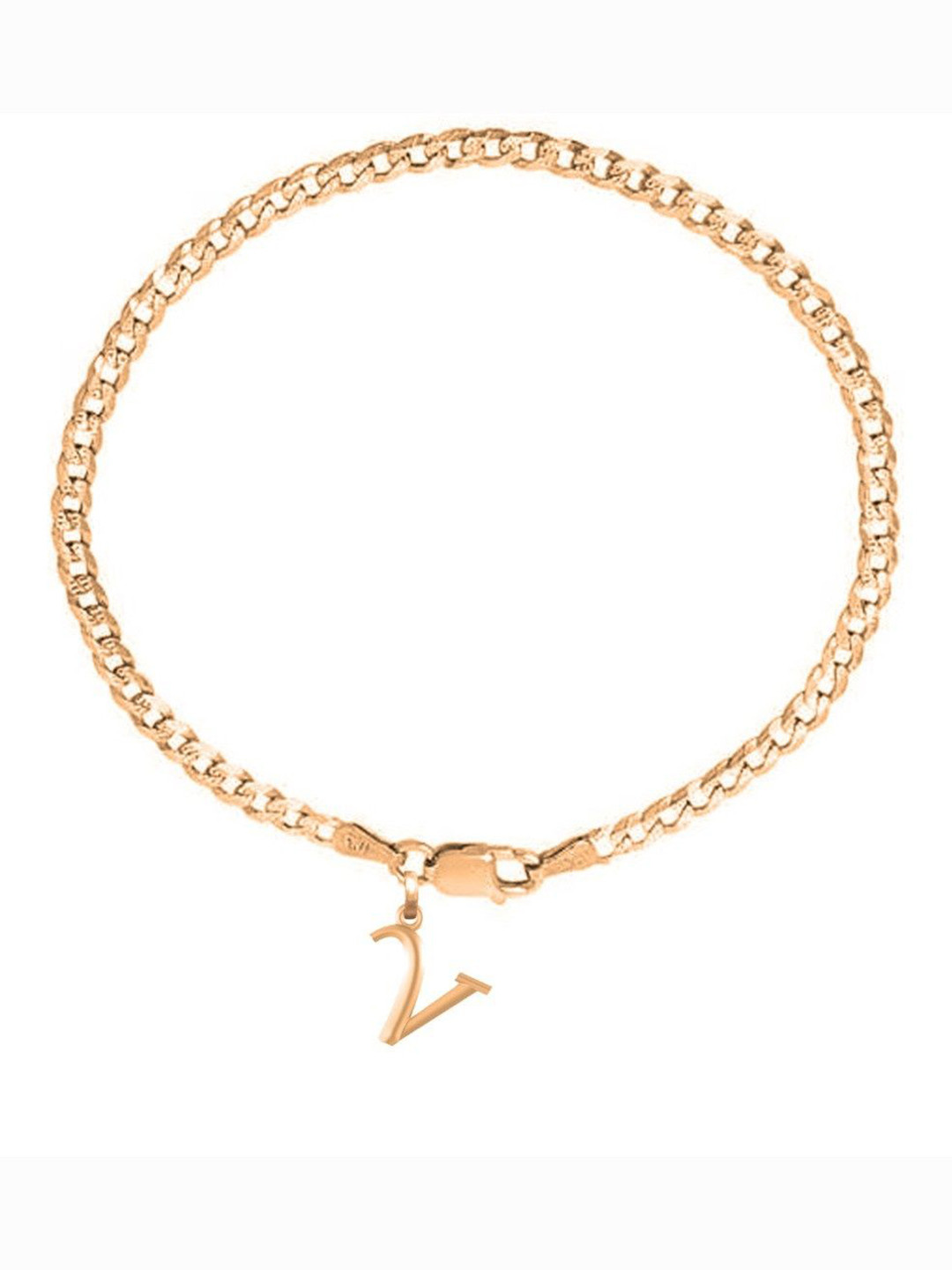 

AKSHAT SAPPHIRE Men Sterling Silver Link Bracelet, Gold