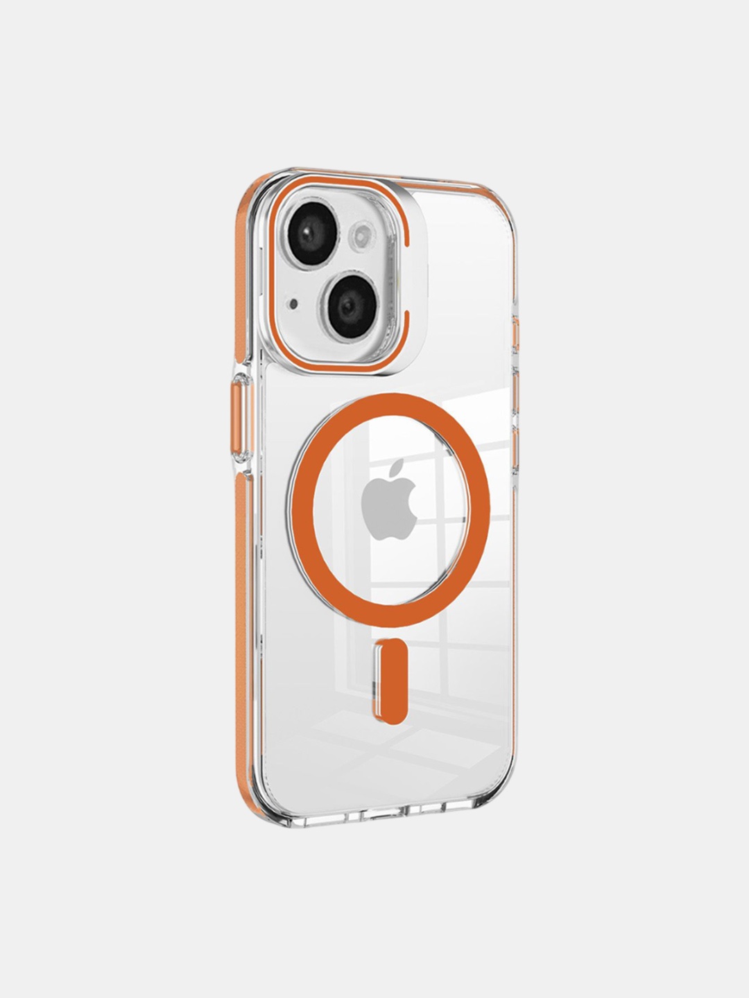 

macmerise Solid Printed iPhone 15 Bumper Case Mobile Accessories, Orange