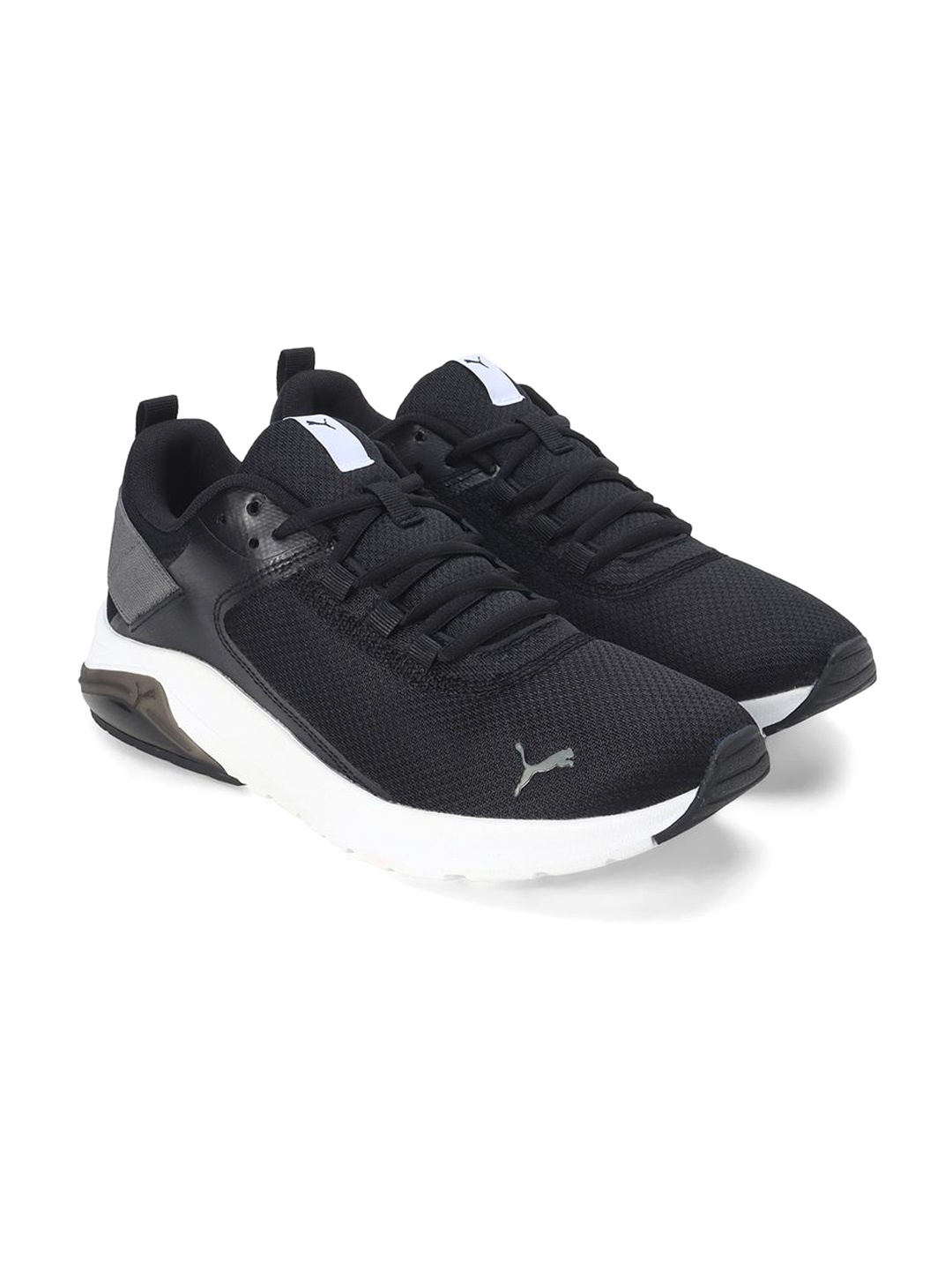 

Puma Electron E Res Unisex Lace-Up Sneakers, Black