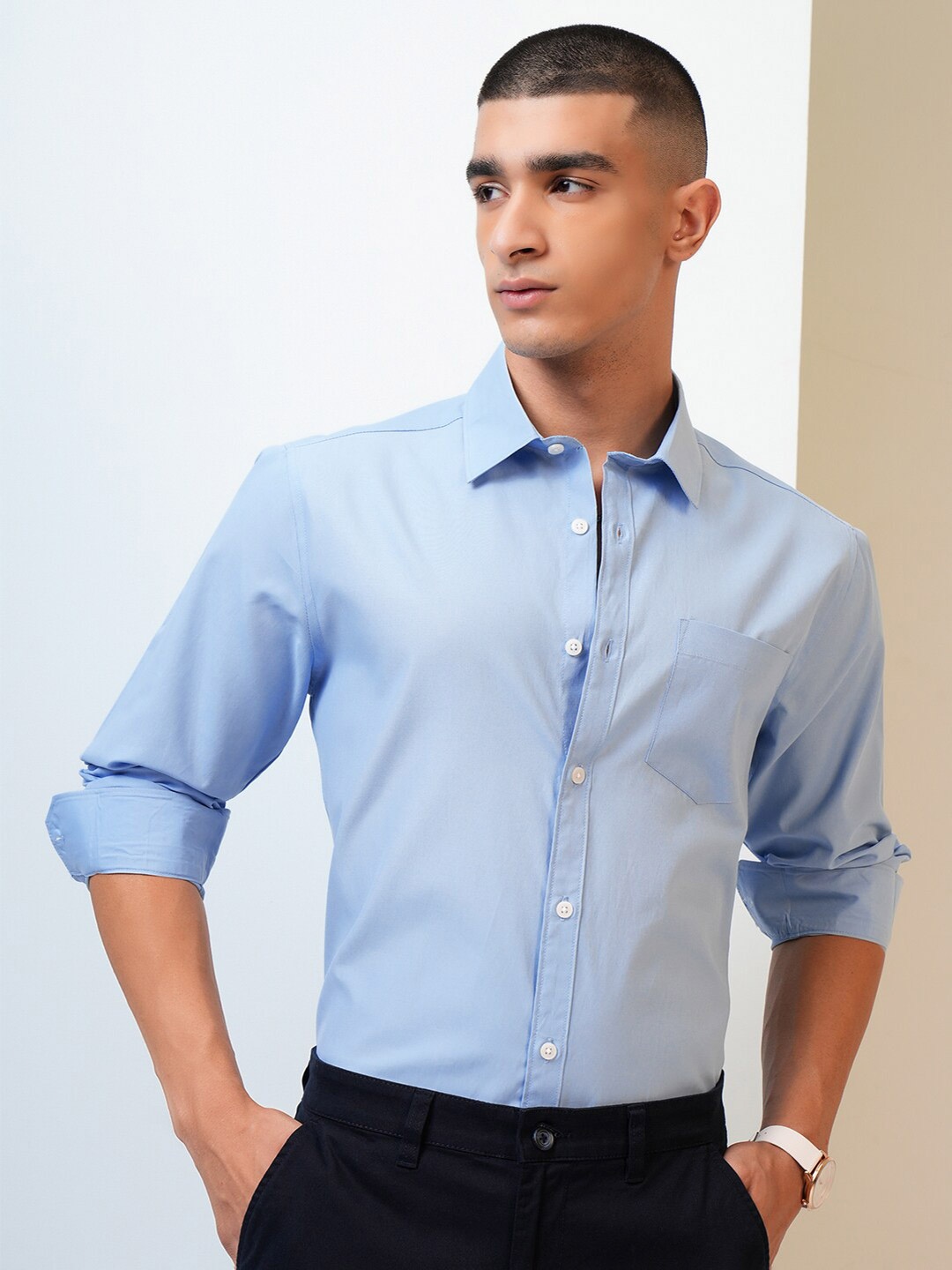 

HIGHLANDER Regular Fit Shirt, Blue