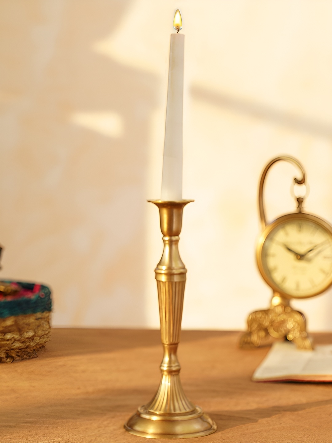 

JAYPORE Gold-Toned Candle Holder