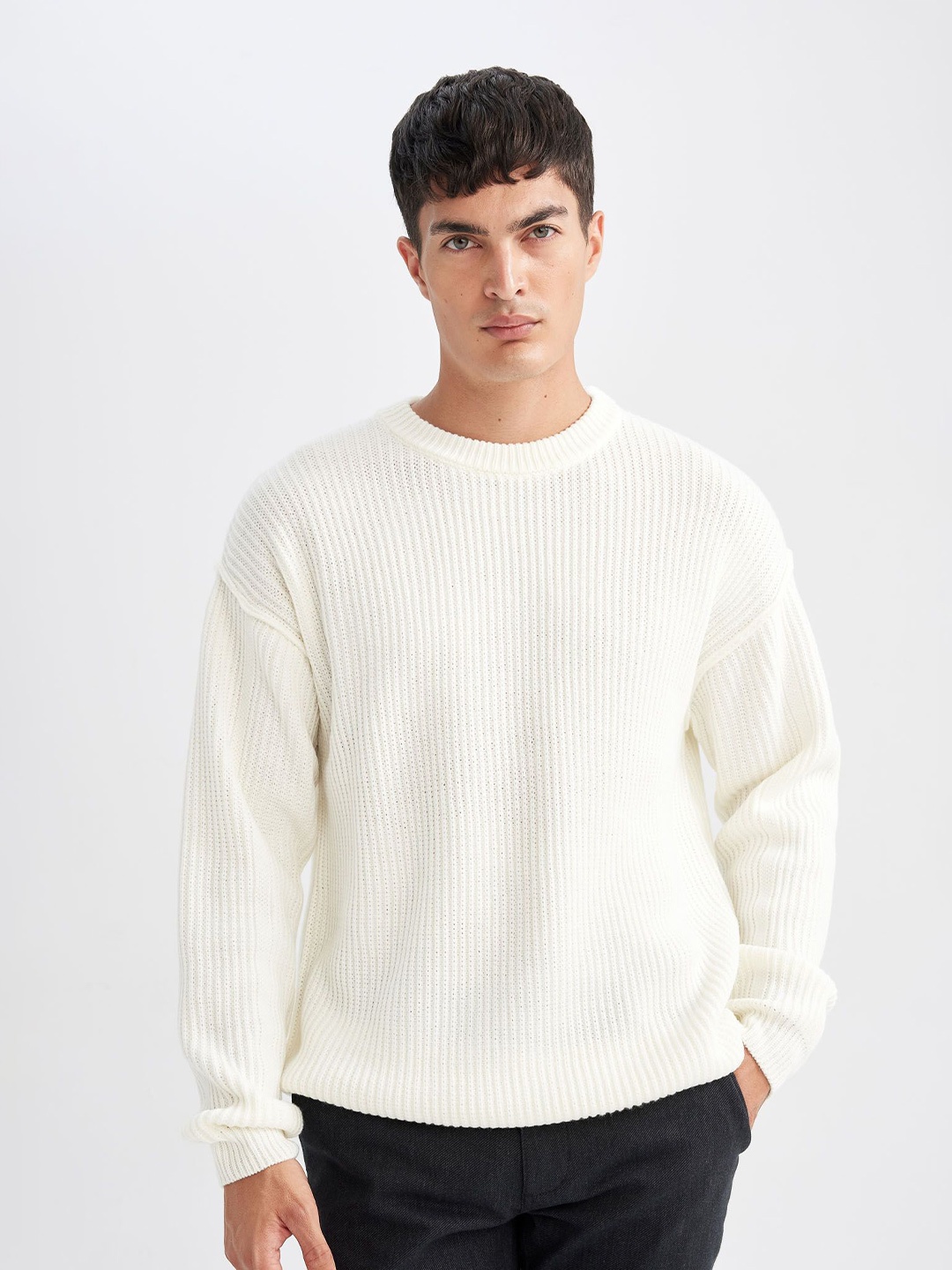 

DeFacto Men Pullover, White