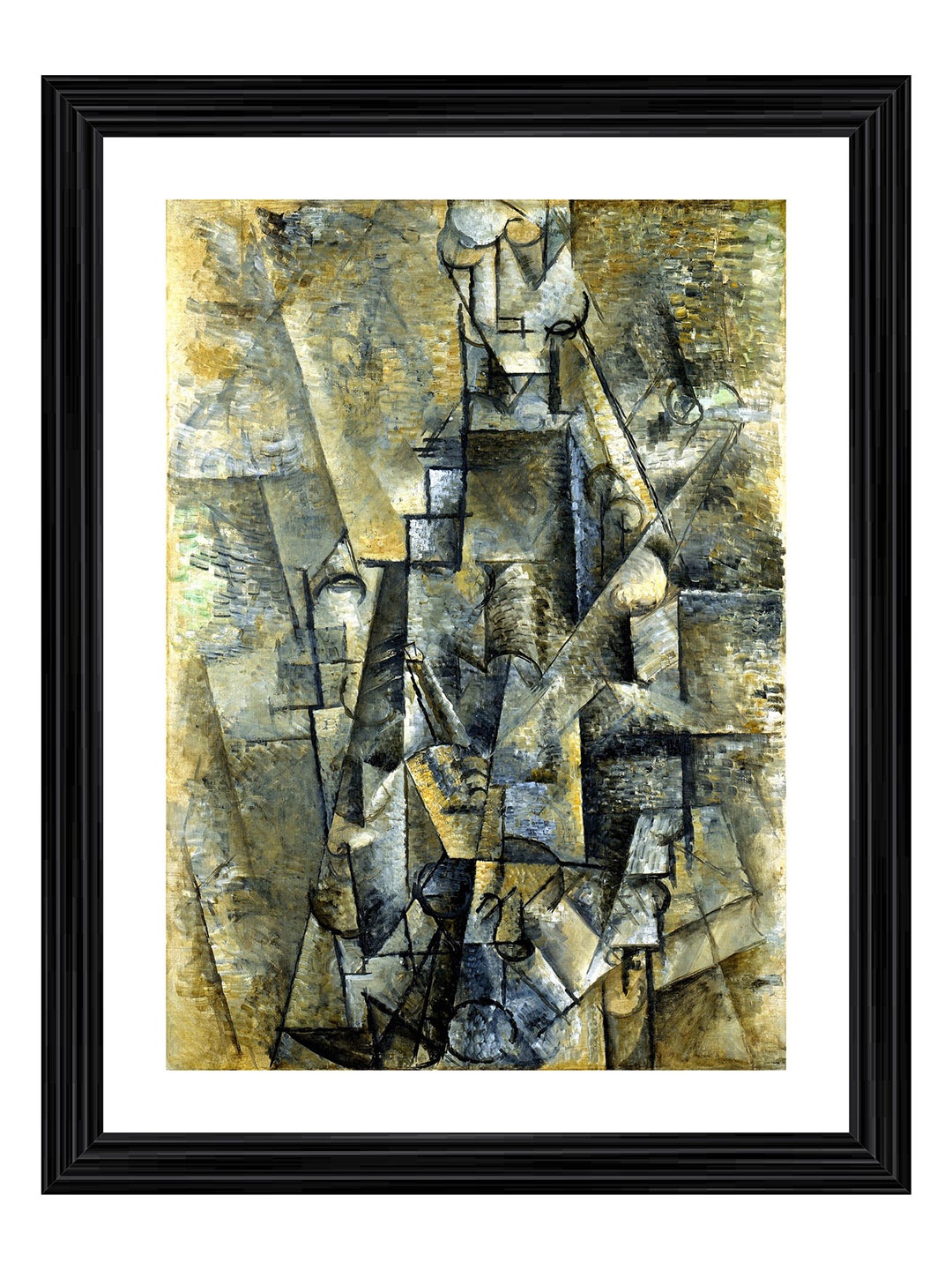 

Adventures India Blue & Black Wooden Painting Wall Art