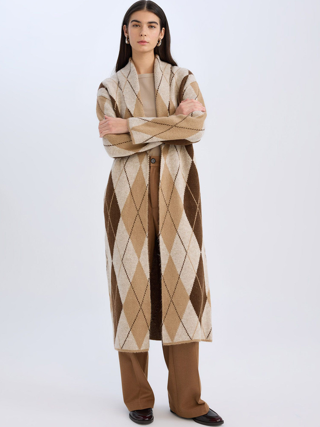

DeFacto Women Longline, Brown
