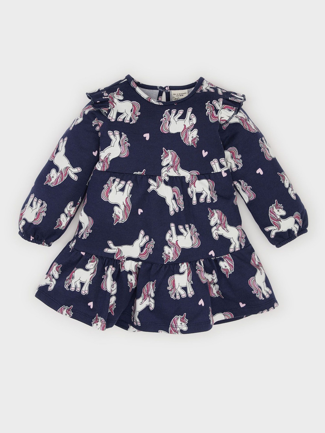 

DeFacto Floral Print A-Line Dress, Na