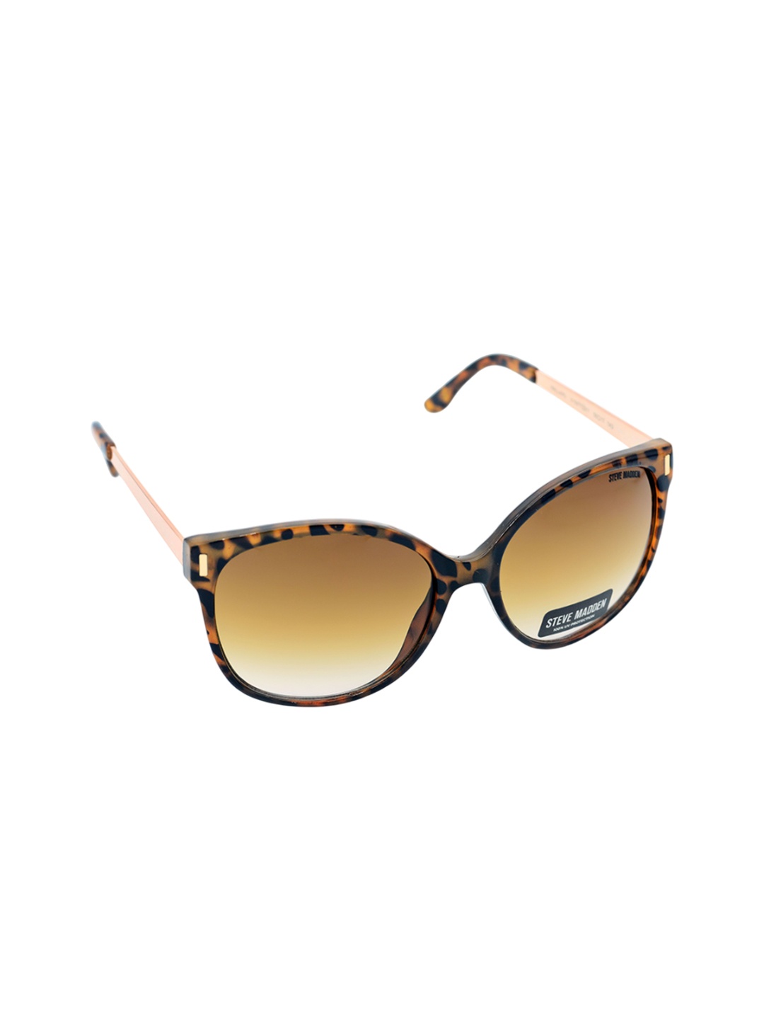 

Steve Madden Women Round Sunglasses with UV Protected Lens X17037, Rose gold