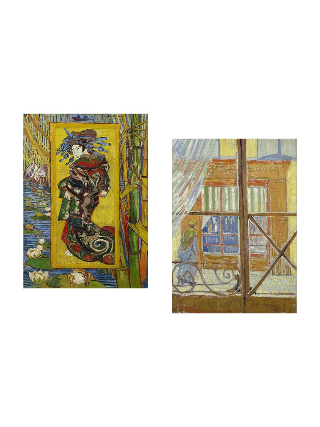 

Adventures India Green & Red 2 Pieces Wooden Painting Wall Arts
