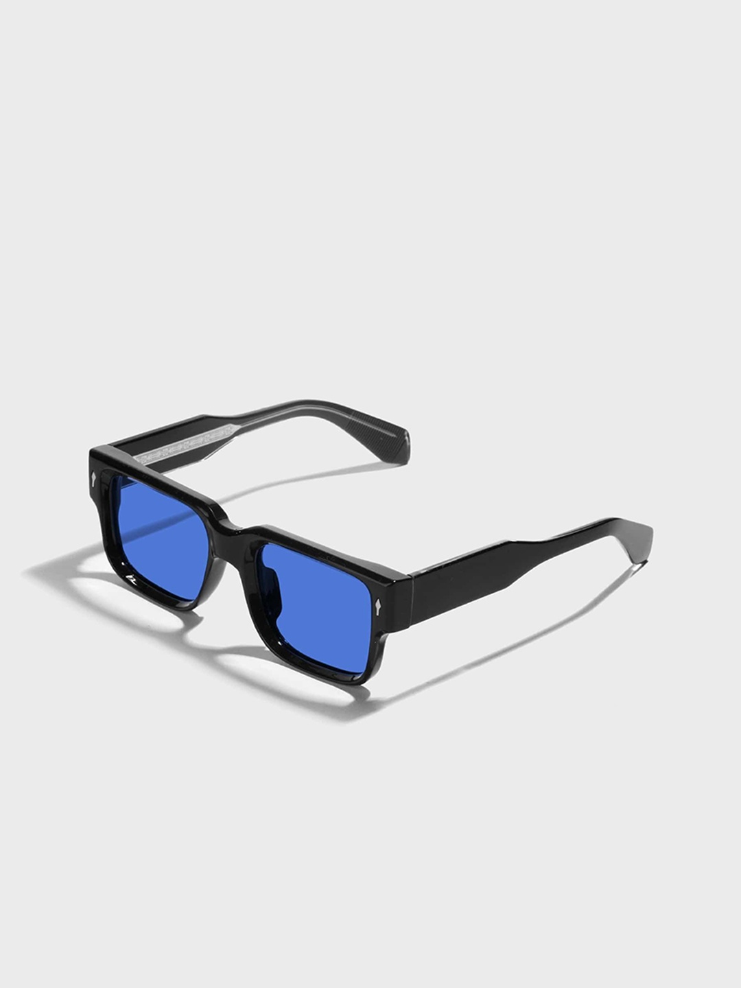 

SAM & MARSHALL Unisex Square Sunglasses with Polarised and UV Protected Lens, Blue