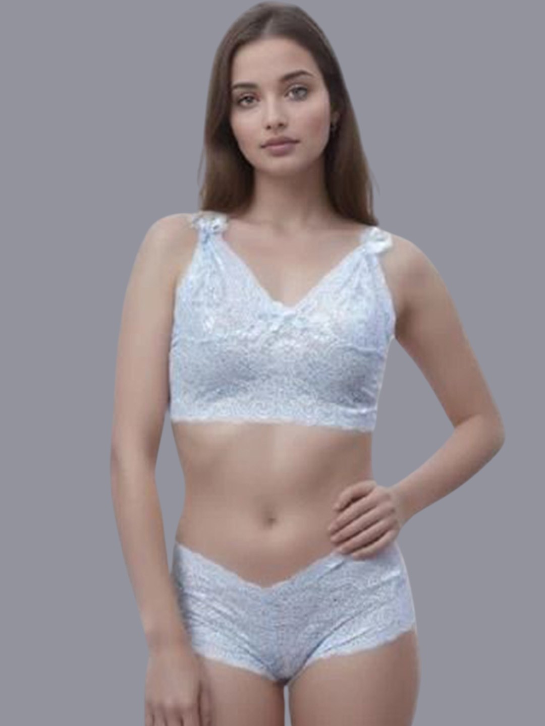 

new blue eyes Self-Designed Lace Lingerie Set - AH0170BL_30