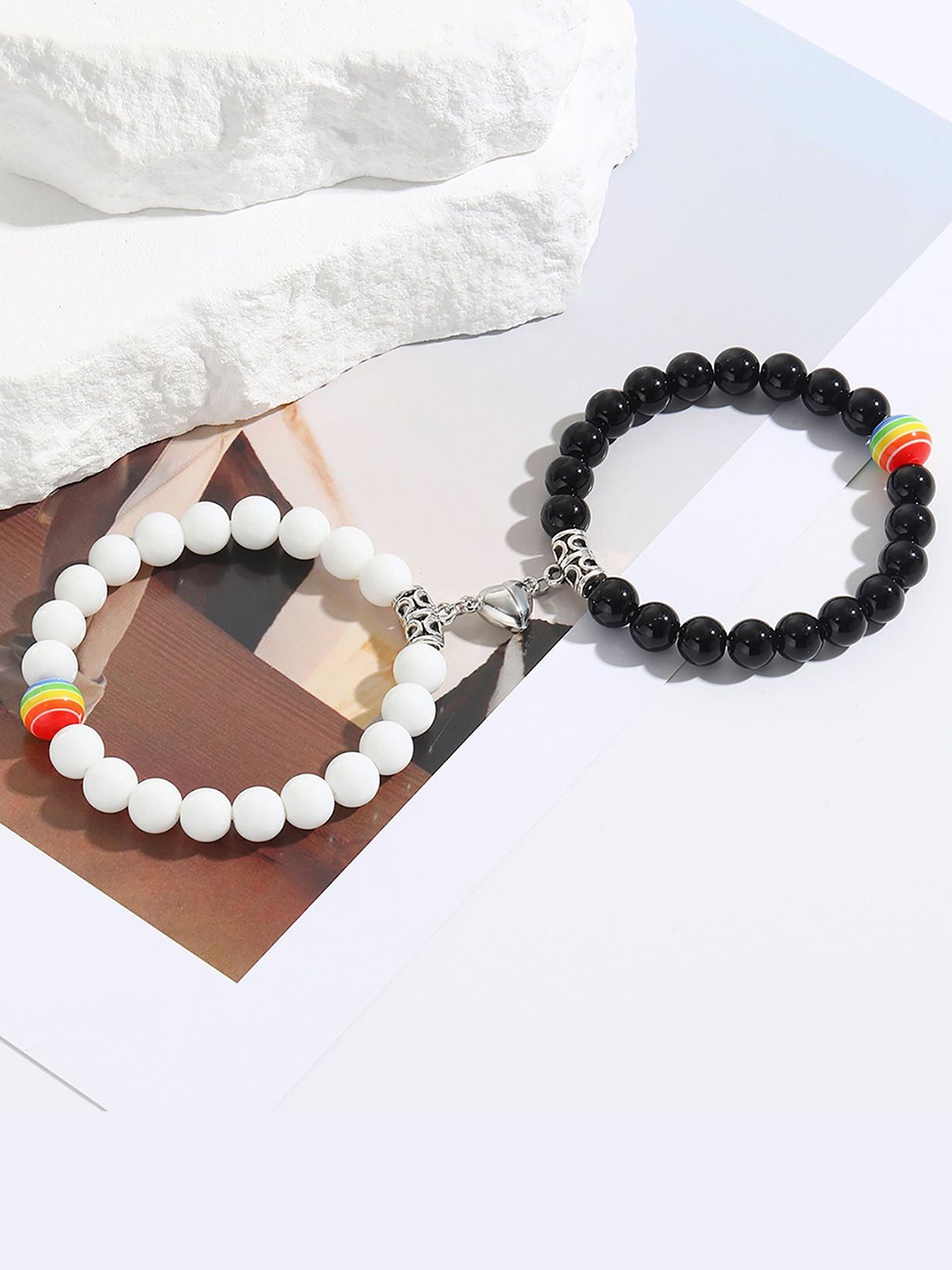 

StyleCast x Revolte Women 2 Handcrafted Silver-Plated Bracelet