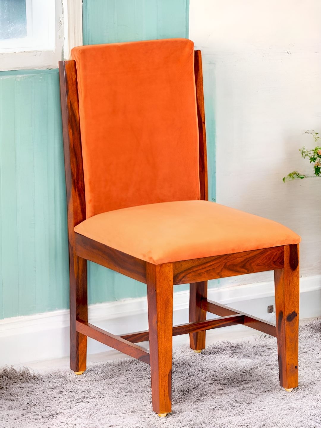 

Ikiriya Orange Wooded Dining Chair