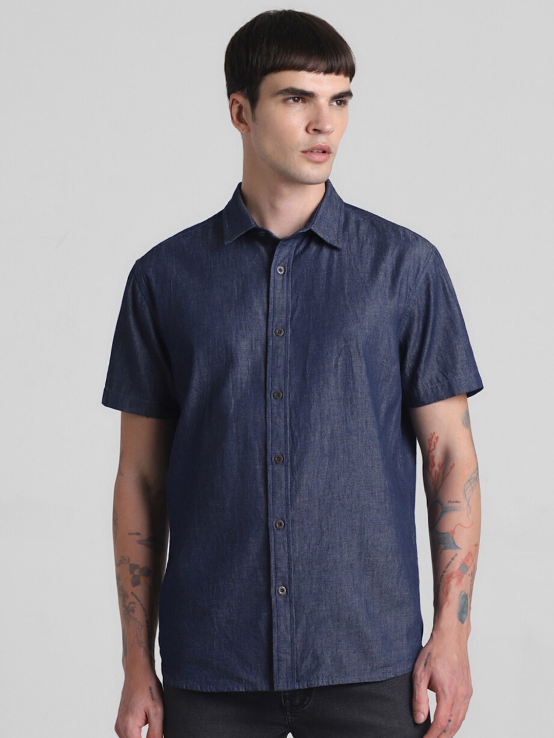 

Jack & Jones Cotton Casual Shirt, Blue