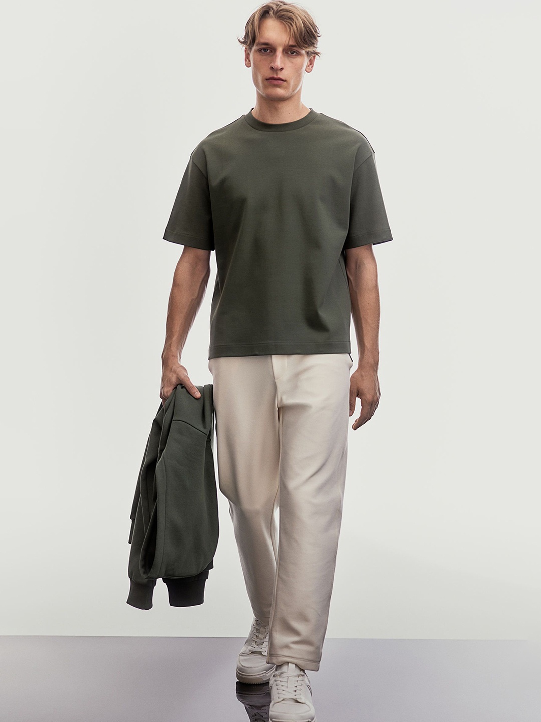 

H&M Loose-Fit T-Shirt, Green