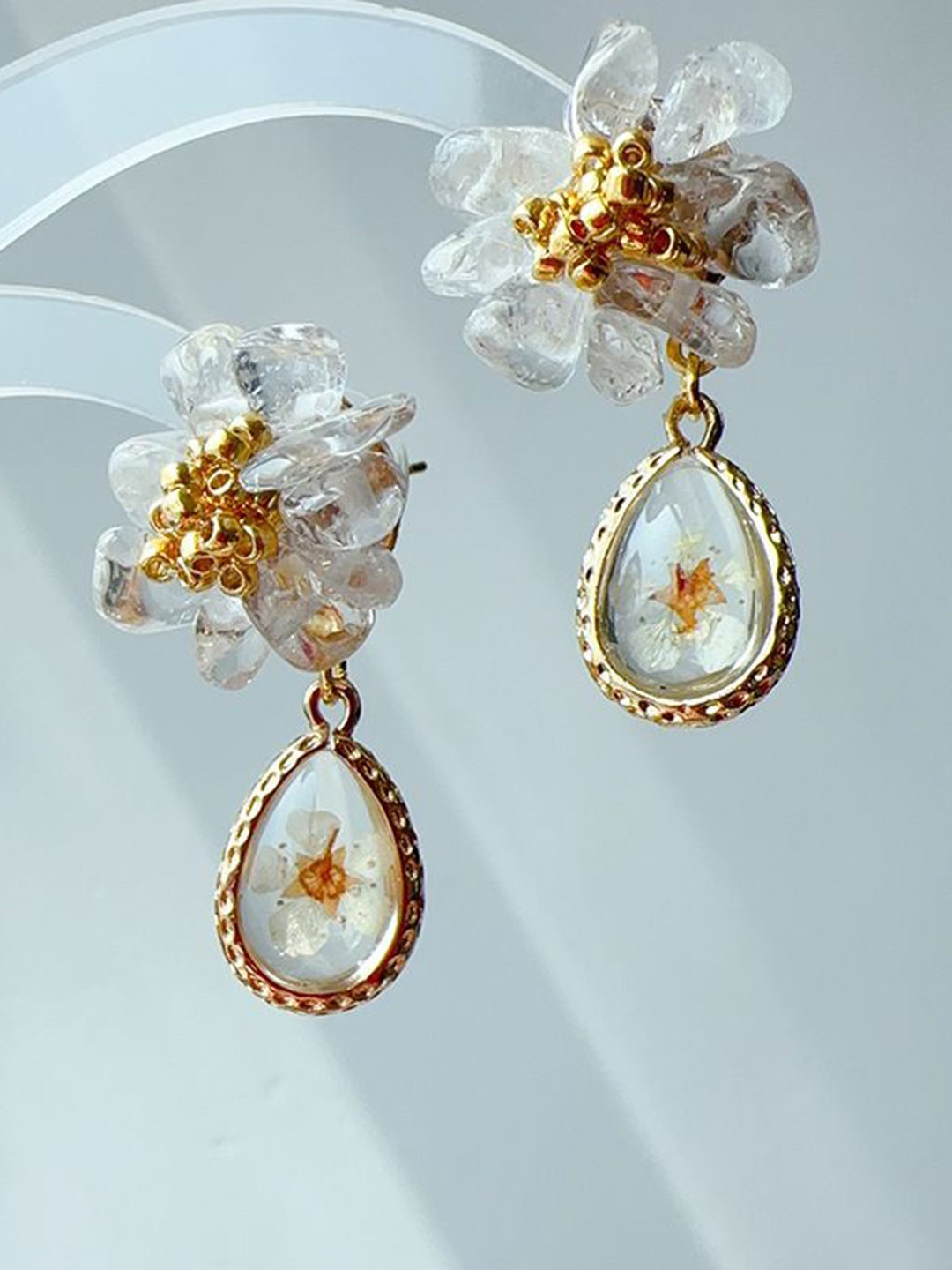 

Just Lil Things Contemporary Drop Earrings, Multi