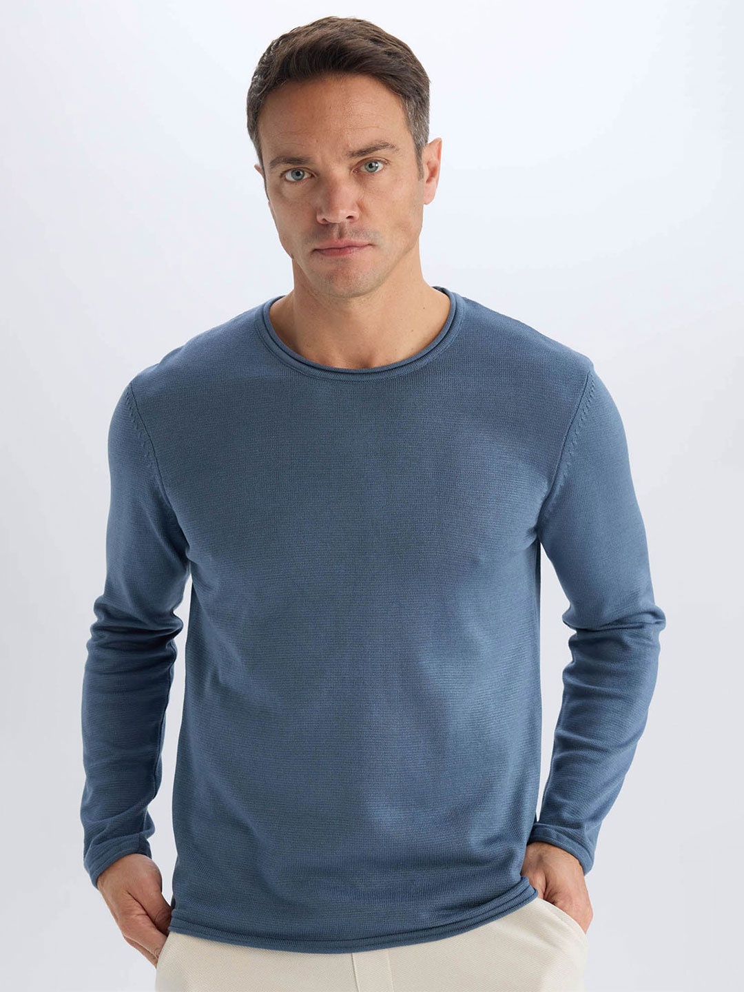 

DeFacto Men Pullover, Blue