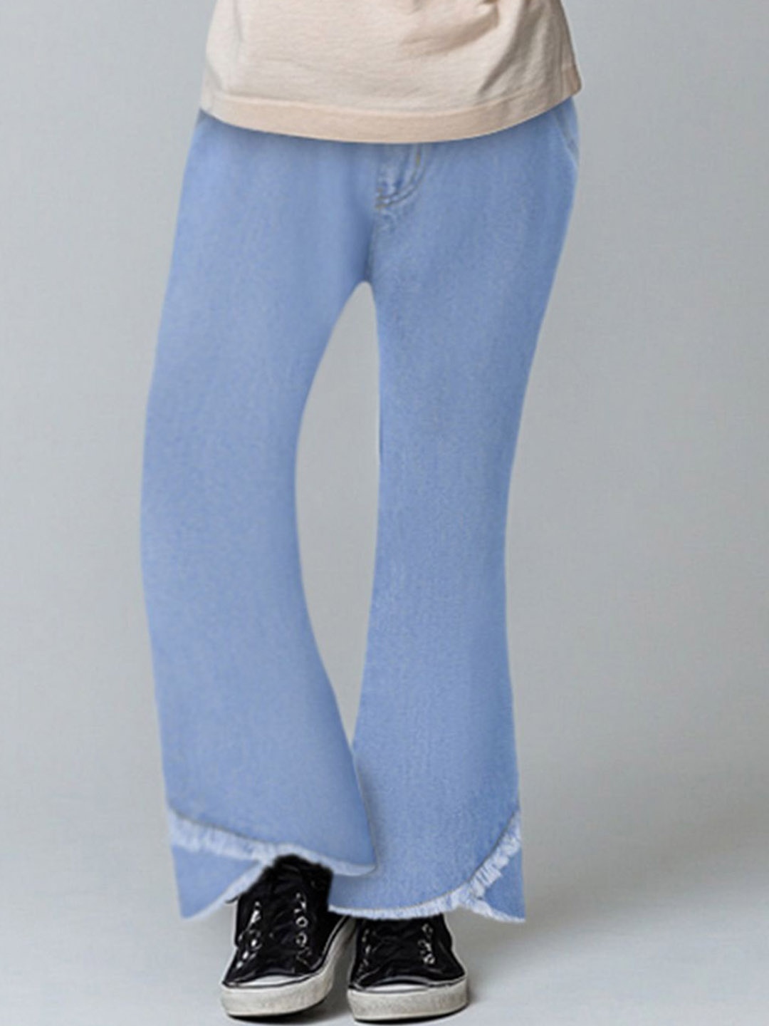 

INCLUD Girls Flared Jeans, Blue