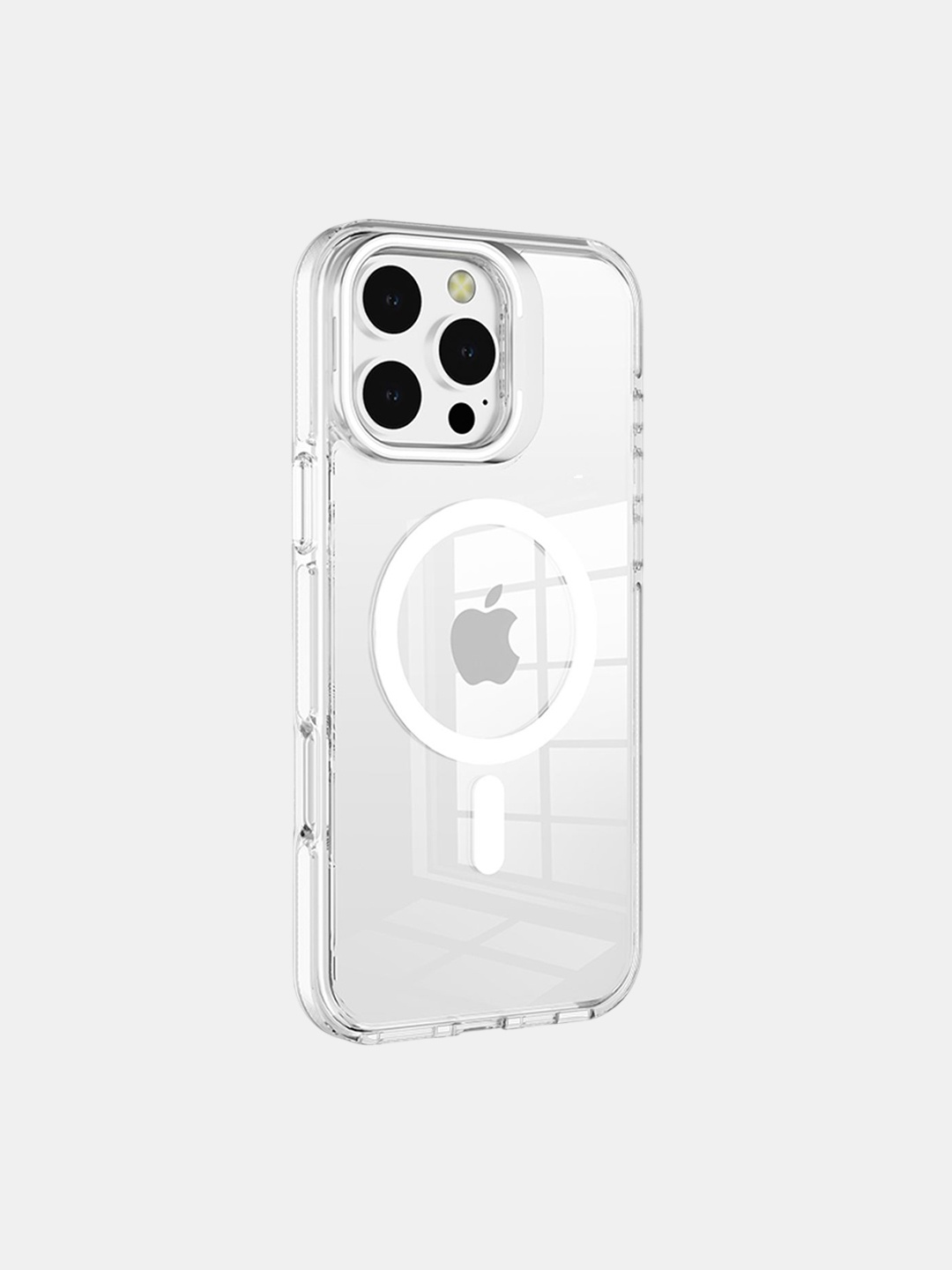 

macmerise Solid Printed iPhone 16 Pro Max Bumper Case Mobile Accessories, White