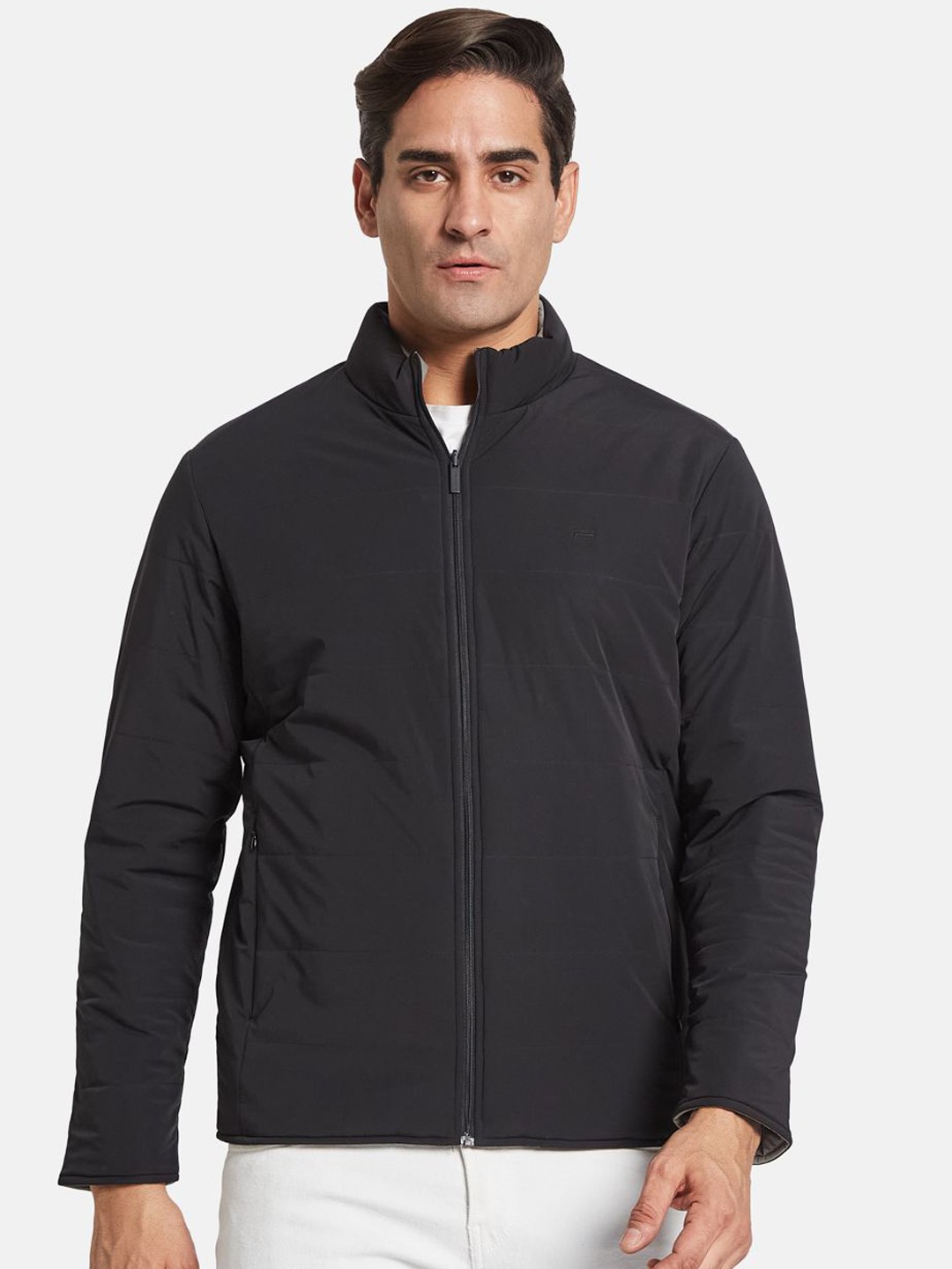 

METTLE Men Padded Jacket, Black